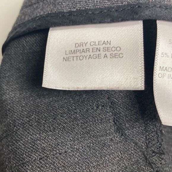 Jones New York Women’s Wool Blend Stretch Straight Leg Pants Gray Size 12 Petite - Picture 4 of 7